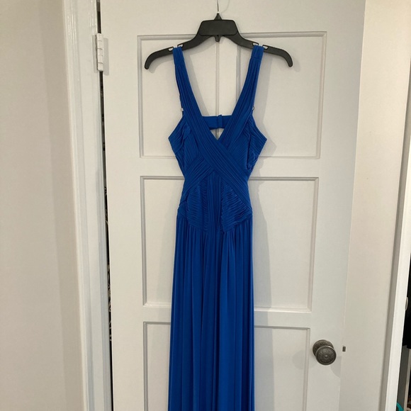 BCBG Maxazria Blue Evening Gown Sz 2 - Picture 6 of 7